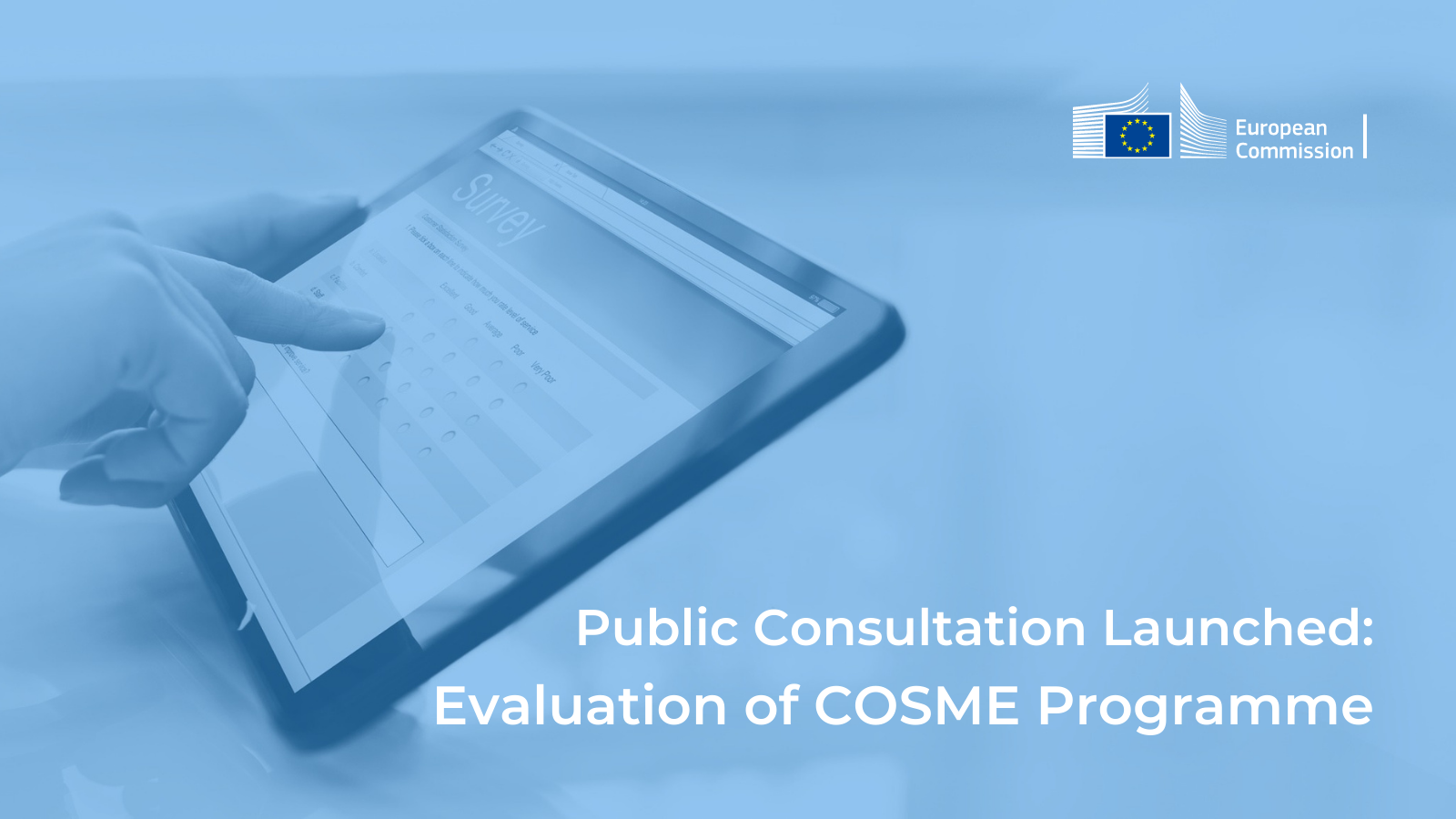 Public Consultation Launched for Evaluation of COSME Programme