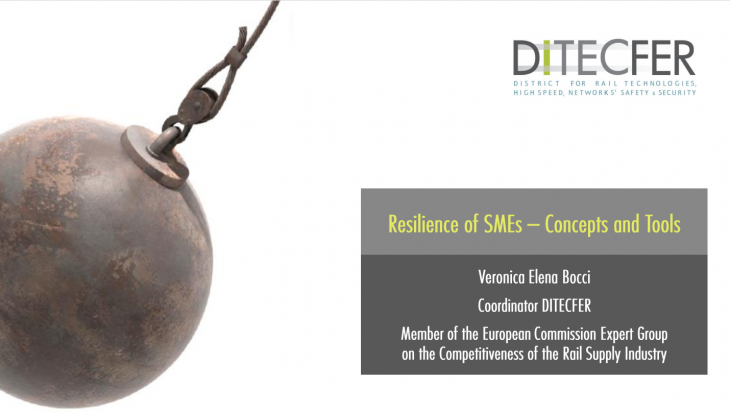 DICTECFER slide presentation on resilience of SMEs
