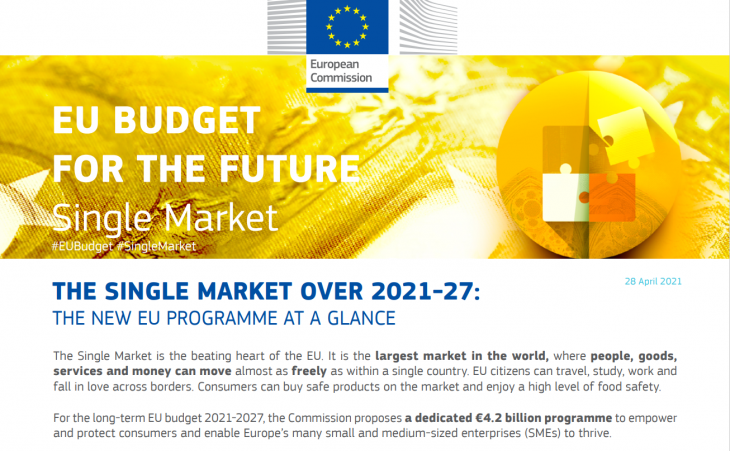 Single Market EU budget for the future image