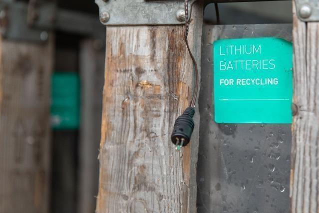 Battery recycling facility