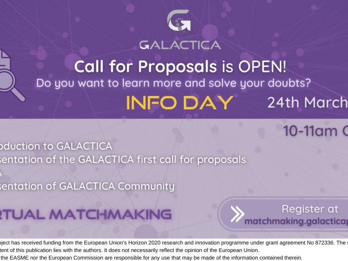 GALACTICA Infoday Banner