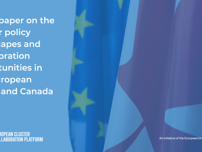 Input paper on the cluster policy landscapes and collaboration opportunities in the European Union and Canada