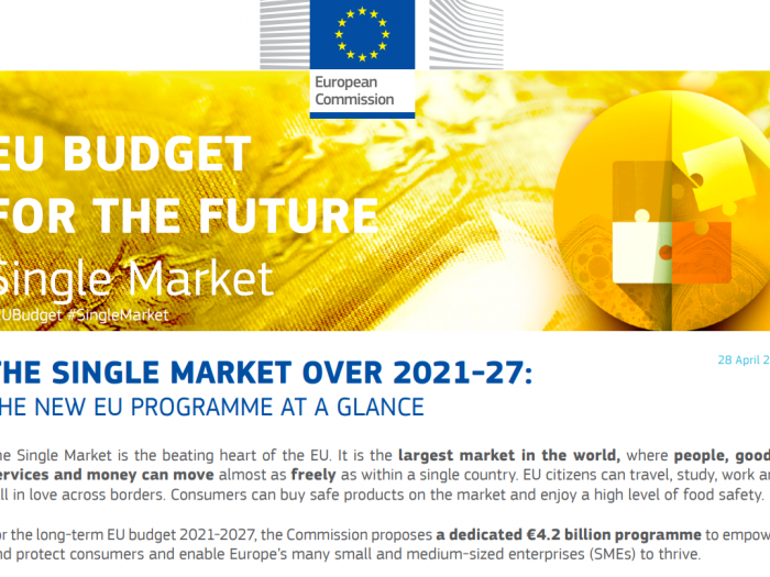 Single Market EU budget for the future image